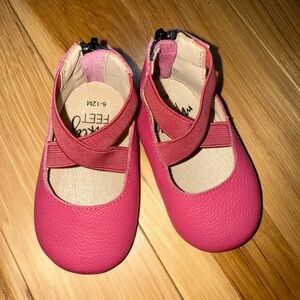Monkey Feet Pink Dress Shoes for Kids